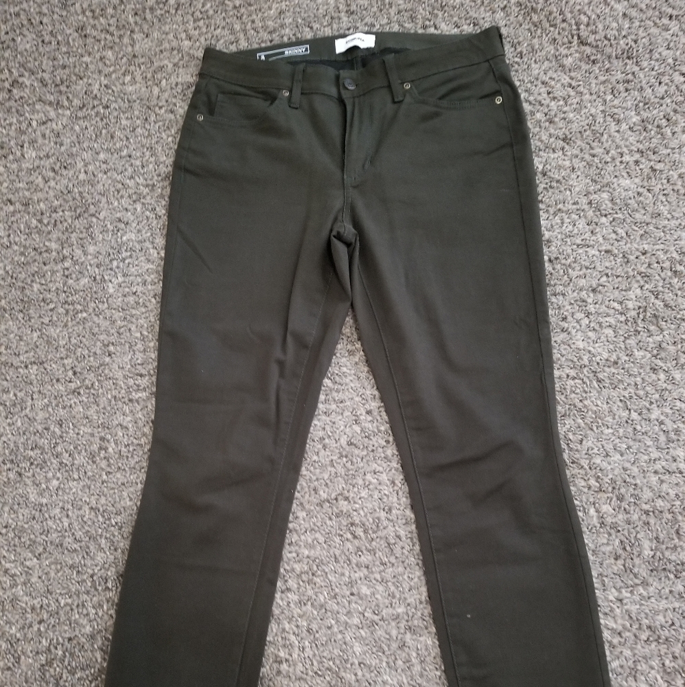 Skinny pants Hunter green